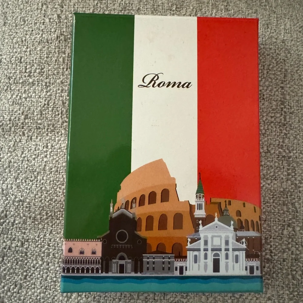 Black and Silver Roma Flask